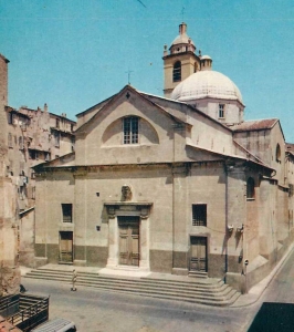 Ajaccio, cattedrale di Ntre-Dame de l'Assomption, la facciata prima dei restauri
